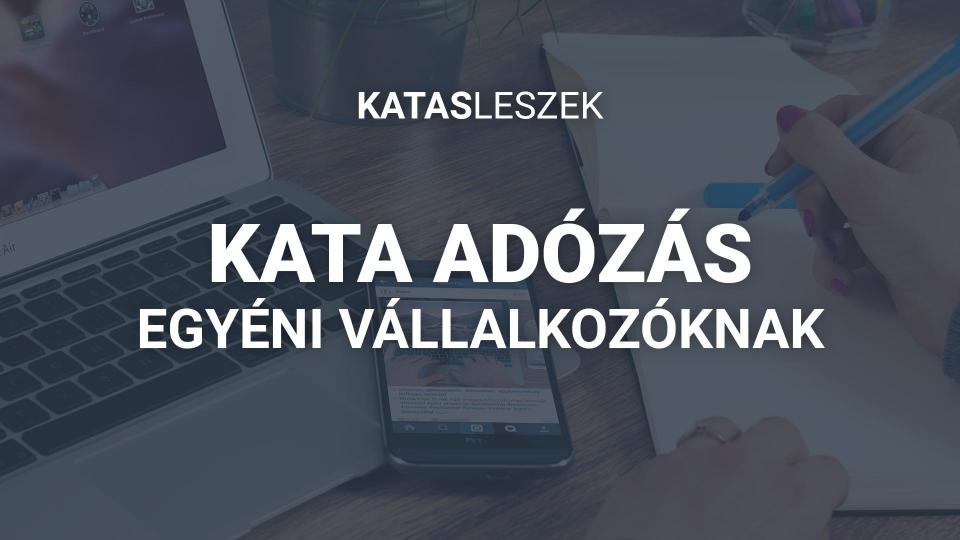 KATA adózás egyéni vállalkozóknak